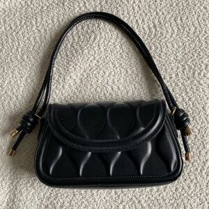 Black mini shoulder bag